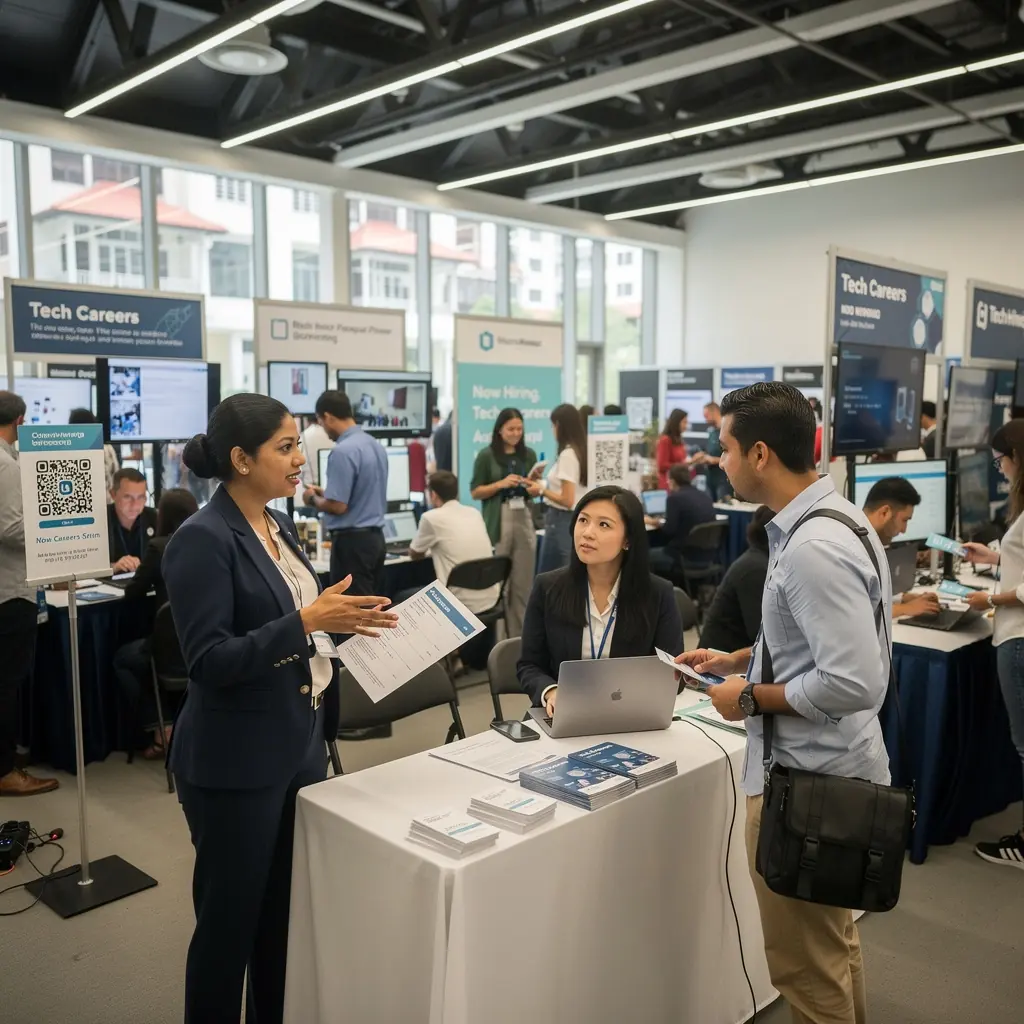 Modern office workspace